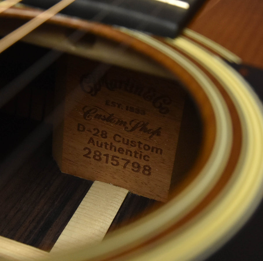 Martin Custom Shop Expert D-28 Authentic Dreadnought Acoustic Guitar with Stage 1 Aging Ambertone (CE-04)