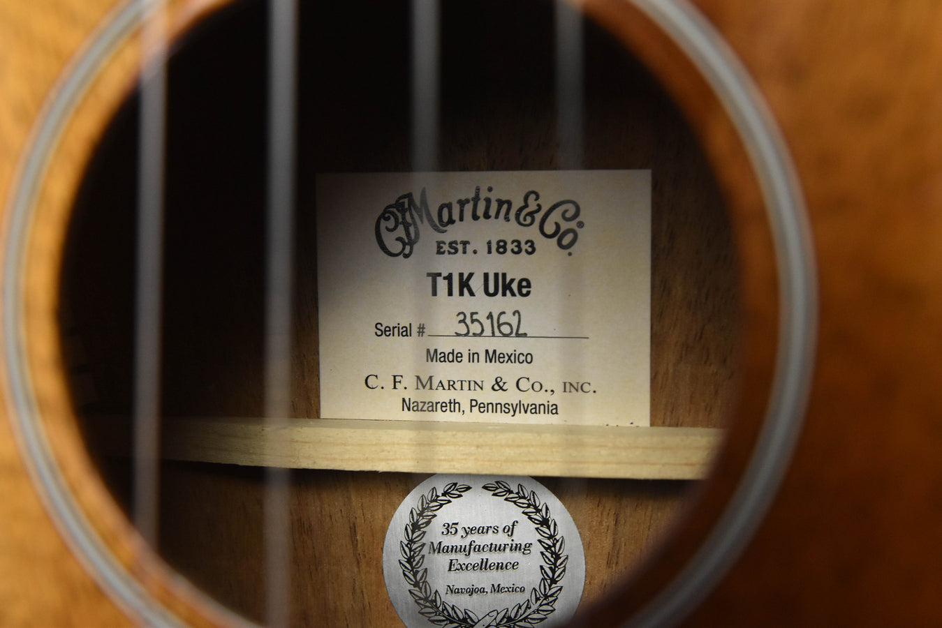 Martin TKE Tenor Koa Ukulele