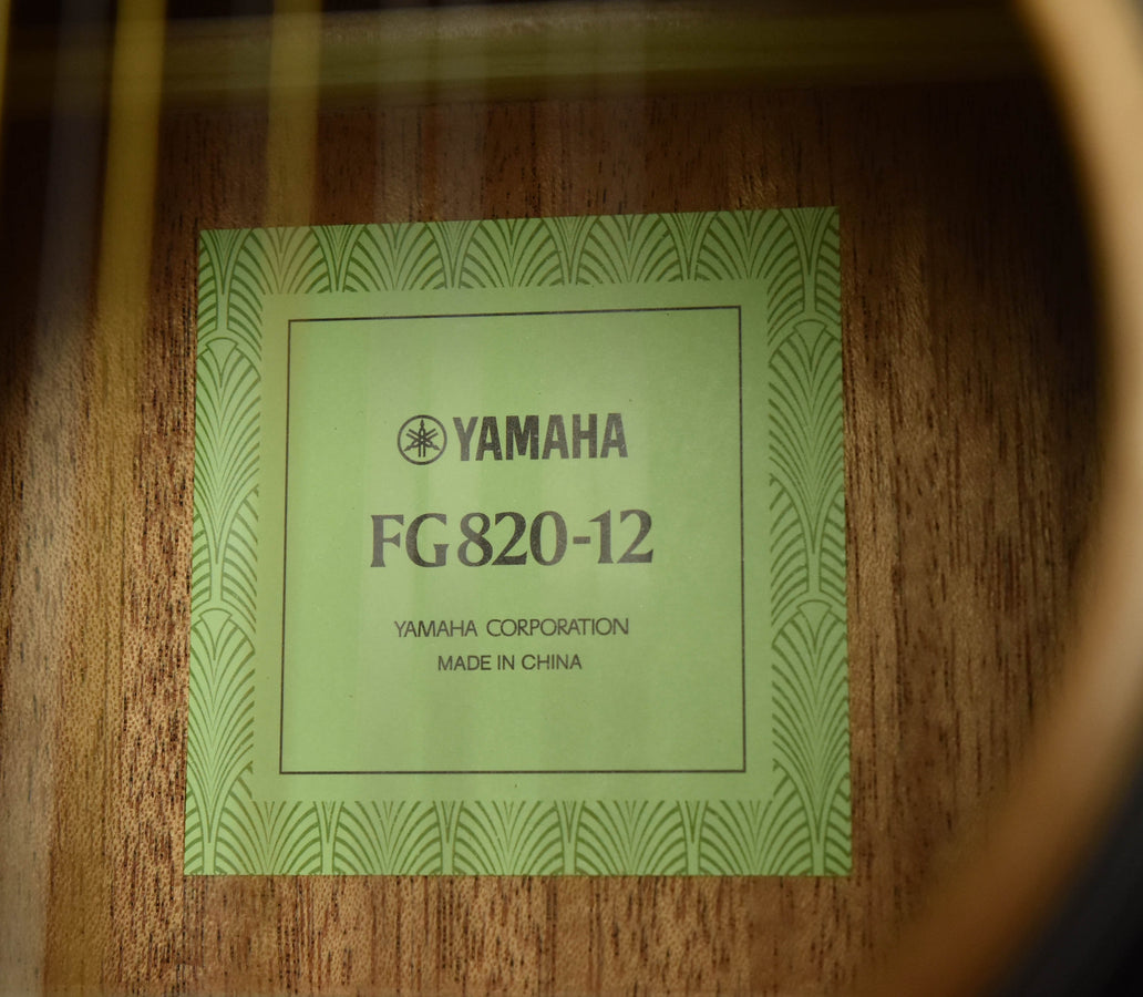 Yamaha FG820-12 12 String Acoustic Guitar