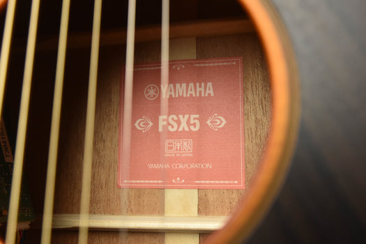 yamaha fsx5 acoustic/electric guitar