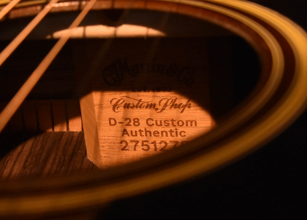 Martin Custom Shop Expert D-28 Authentic Dreadnought Acoustic Guitar with Stage 1 Aging Ambertone (CE-04)