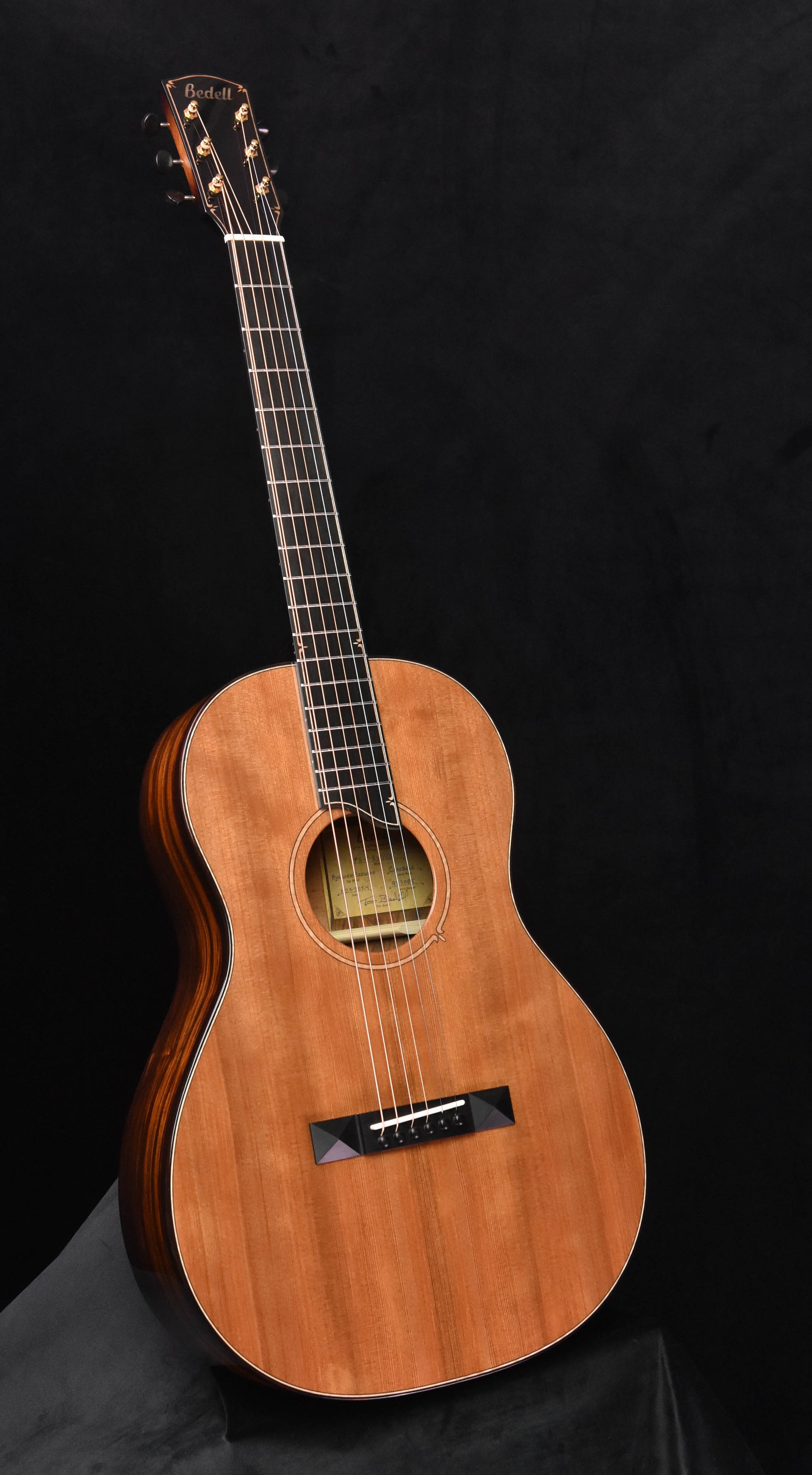 Bedell Fireside Parlor Buckskin Acoustic Guitar