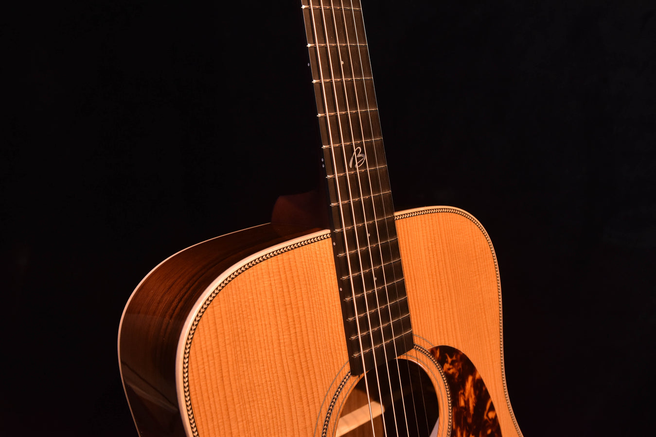 Boucher BG-152-G "Bluegrass Goose" Dreadnought Madagascar RW Back, Gold Pack