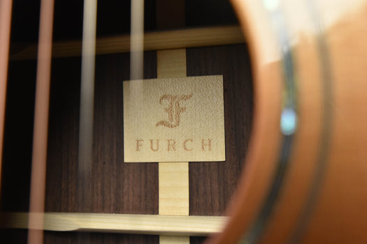 furch yellow deluxe cr grand auditorium cutaway cedar/rosewood, bevel duo