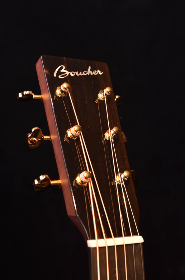Boucher BG-152-G "Bluegrass Goose" Dreadnought Madagascar RW Back, Gold Pack
