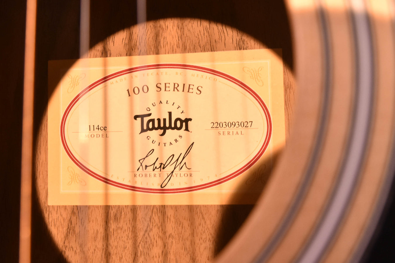 Taylor 114 CE Layered Walnut Acoustic Electric Guitar