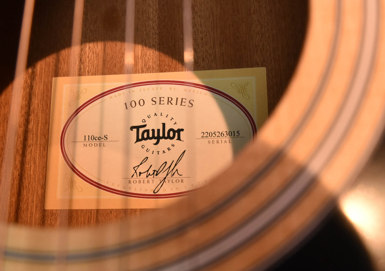 Taylor 110CE-S Acoustic / Electric Dreadnought Guitar -Limited Edition