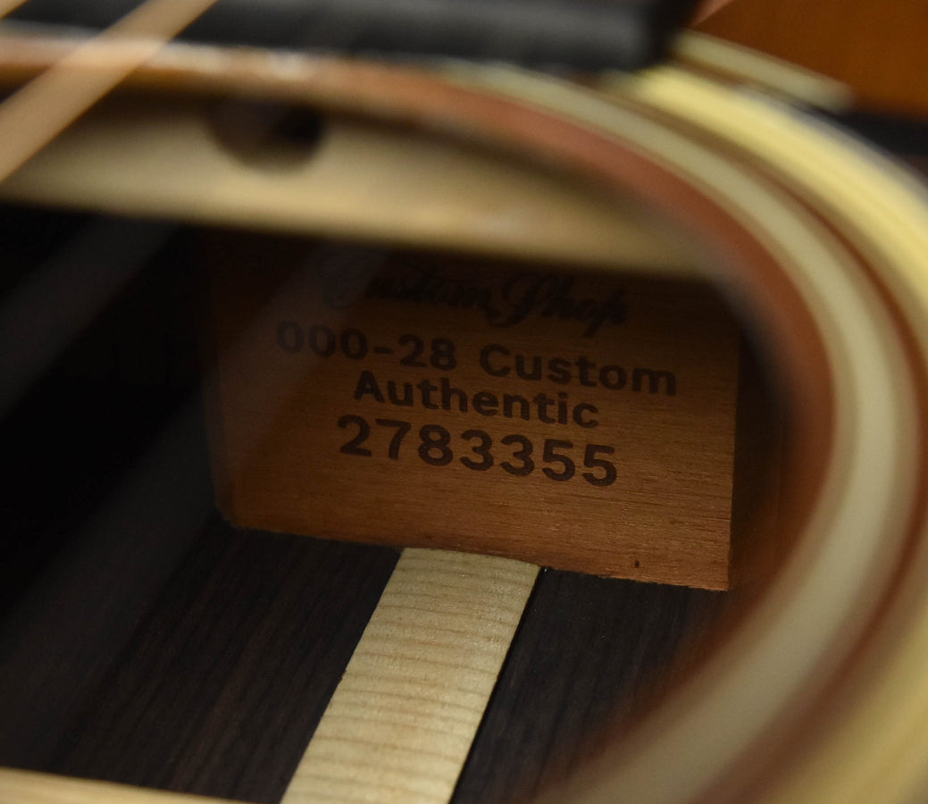 Martin Custom Shop Expert 000-28 Authentic 1937 Acoustic Guitar- Ambertone finish with Stage 1 Aging(CE-08)