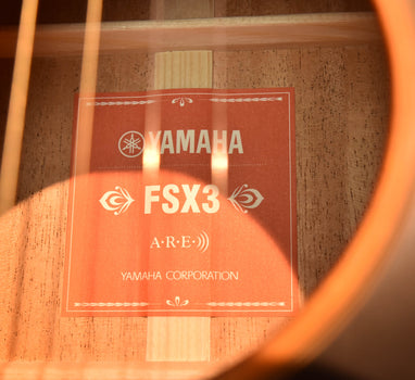 yamaha fsx3 "red label" acoustic/electric guitar