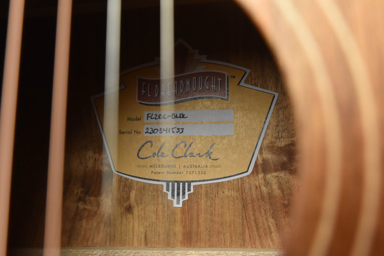 Cole Clark FL2EC All Blackwood Acoustic GuitarCCFL2EC-BLBL