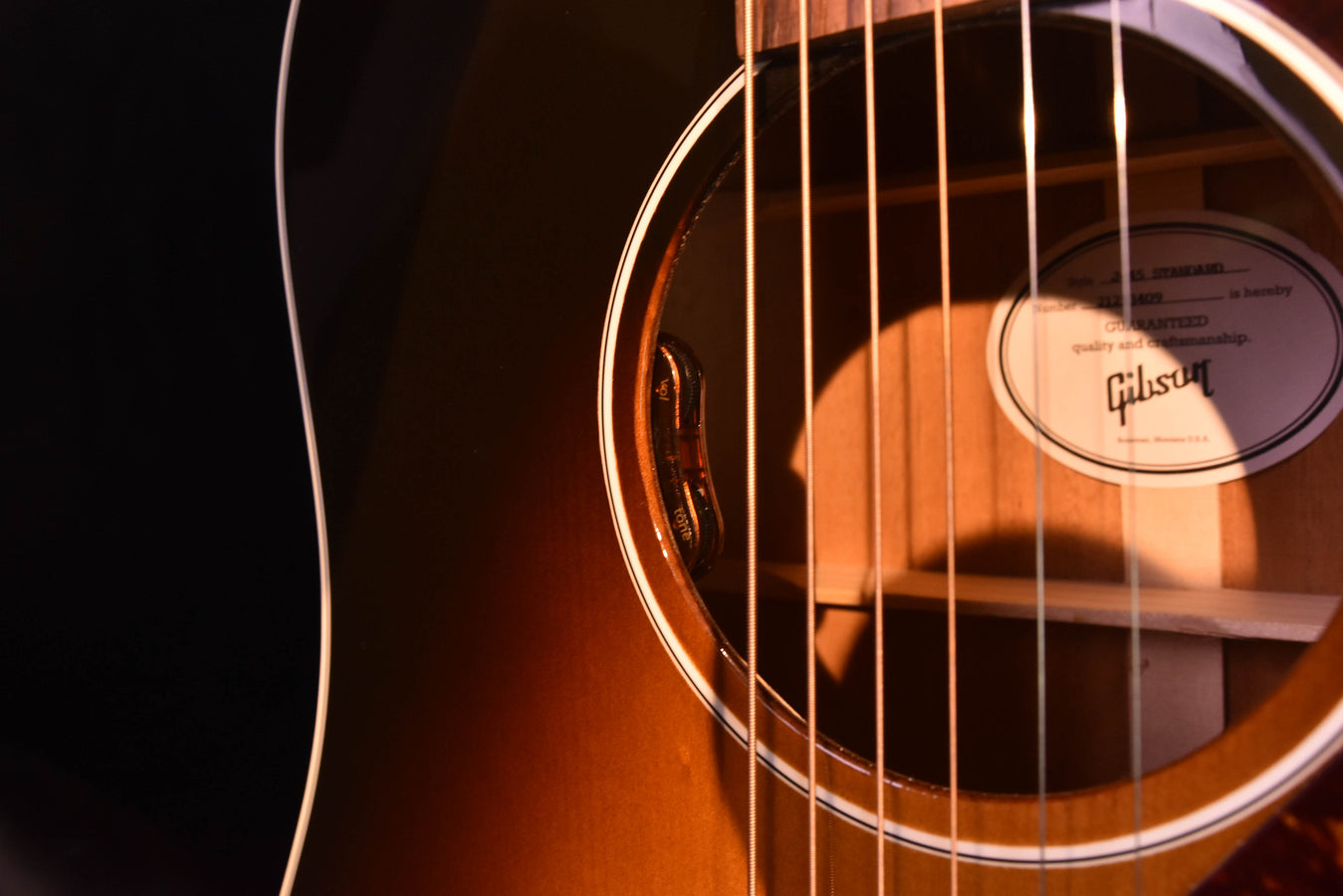 Gibson J-45 Standard Vintage Sunburst Acoustic Electric Guitar
