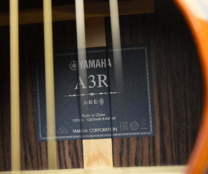 yamaha a3r are vn acoustic/electric guitar