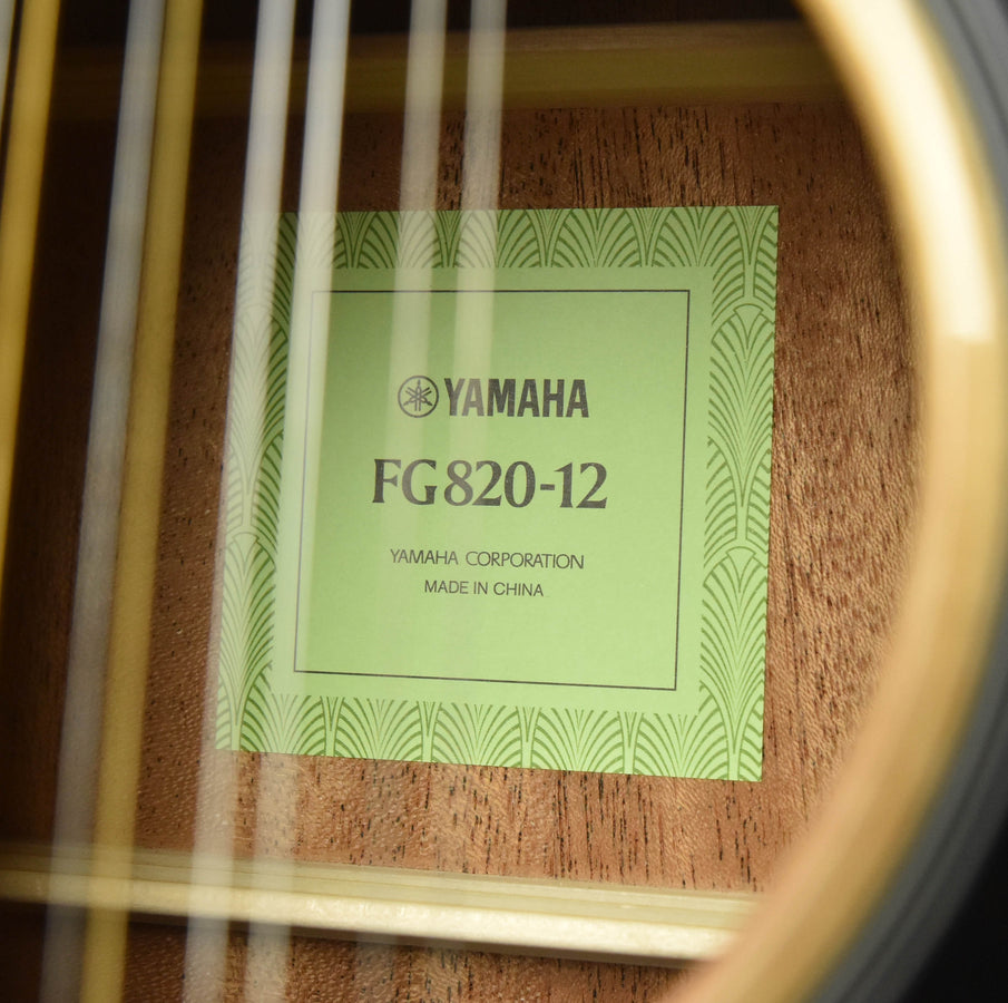 Yamaha FG820-12 12 String Acoustic Guitar
