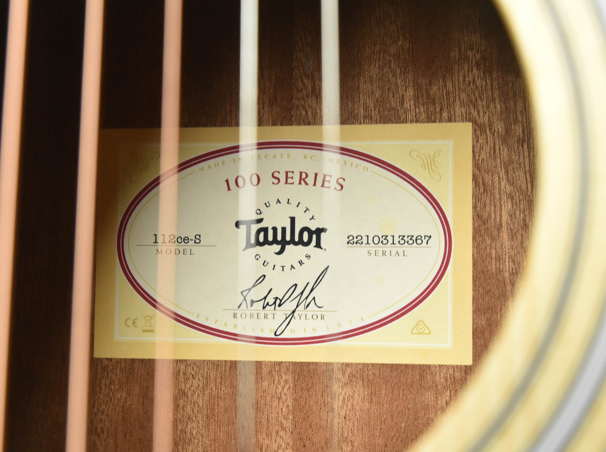 Taylor 112CE-S (sapele) Acoustic Electric Guitar
