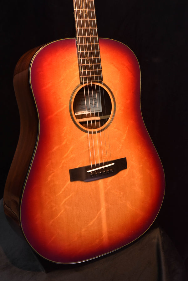 Bedell Rio Dreadnought- Brazilian Rosewood and Bear Claw Sitka Spruce Guitar