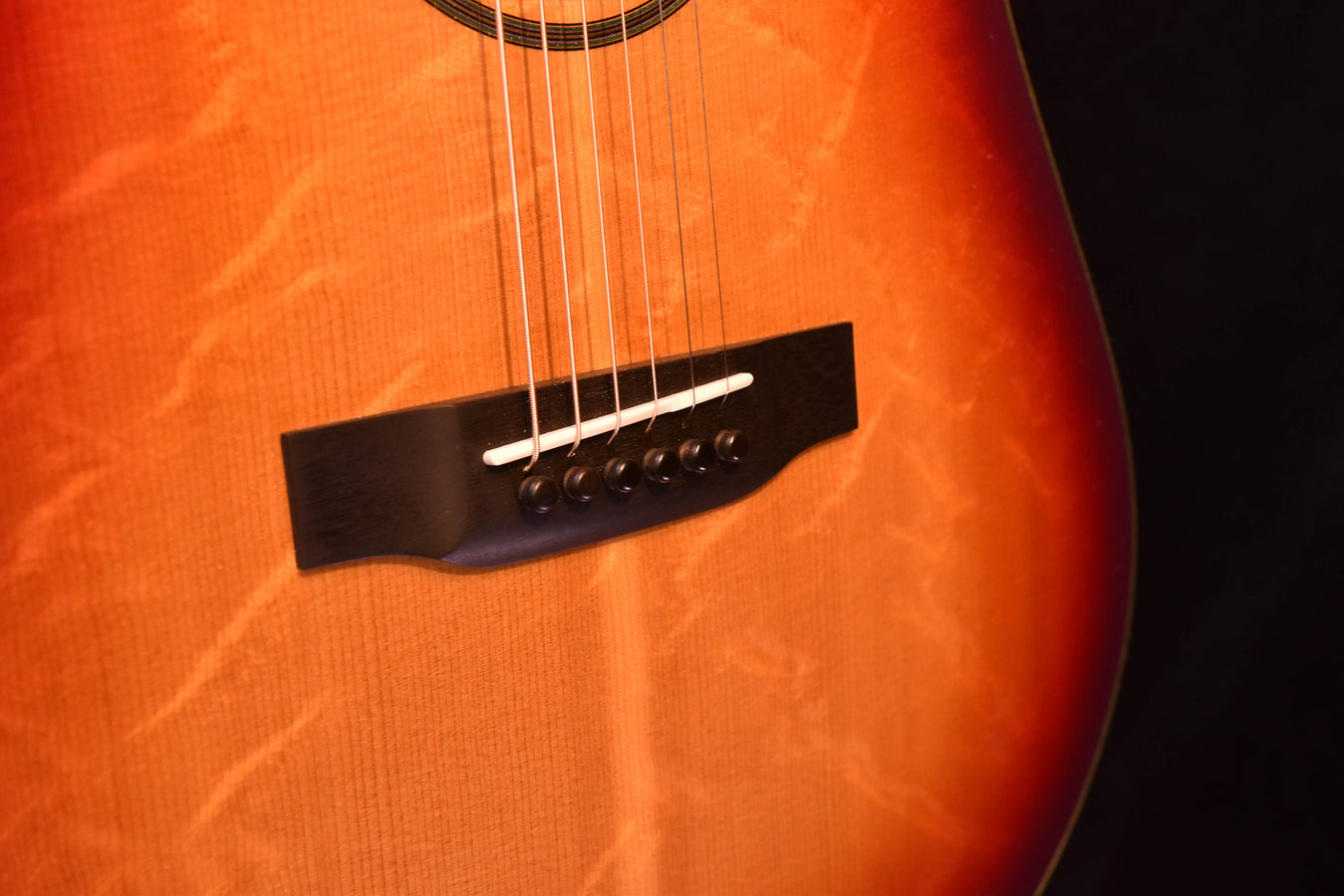 Bedell Rio Dreadnought- Brazilian Rosewood and Bear Claw Sitka Spruce Guitar