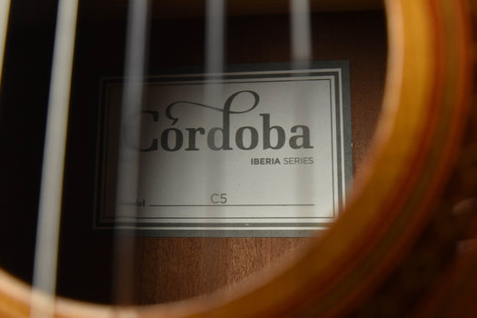 cordoba c5 cedar top classical guitar