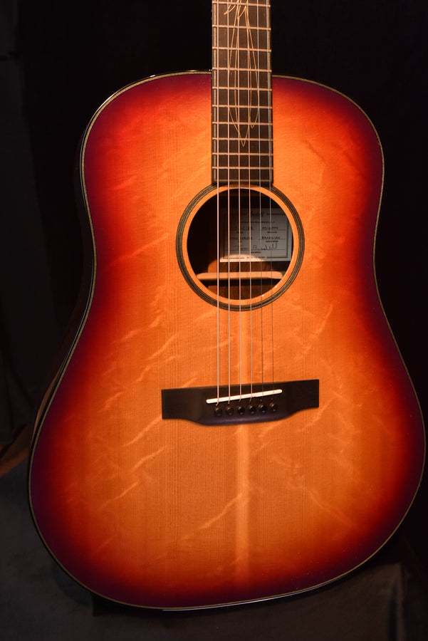 Bedell Rio Dreadnought- Brazilian Rosewood and Bear Claw Sitka Spruce Guitar