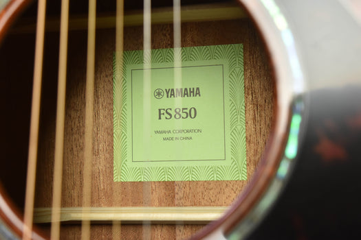 yamaha fs850 all mahogany acoustic guitar