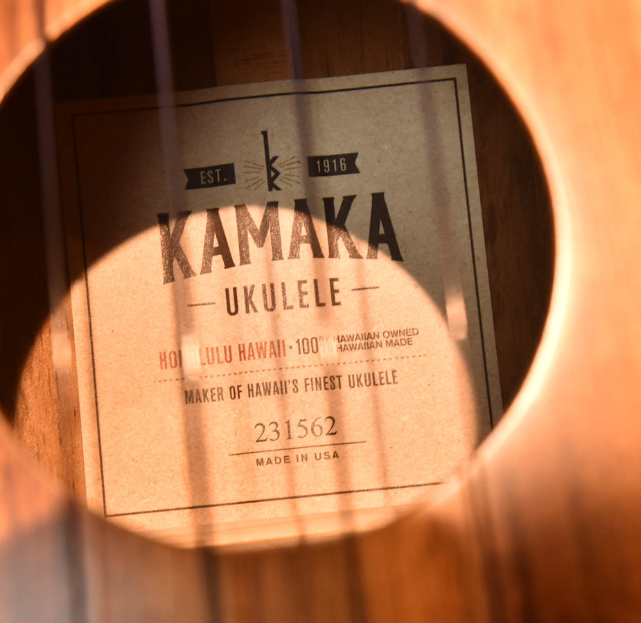 Kamaka HF-3 Tenor Ukulele All Koa-231562
