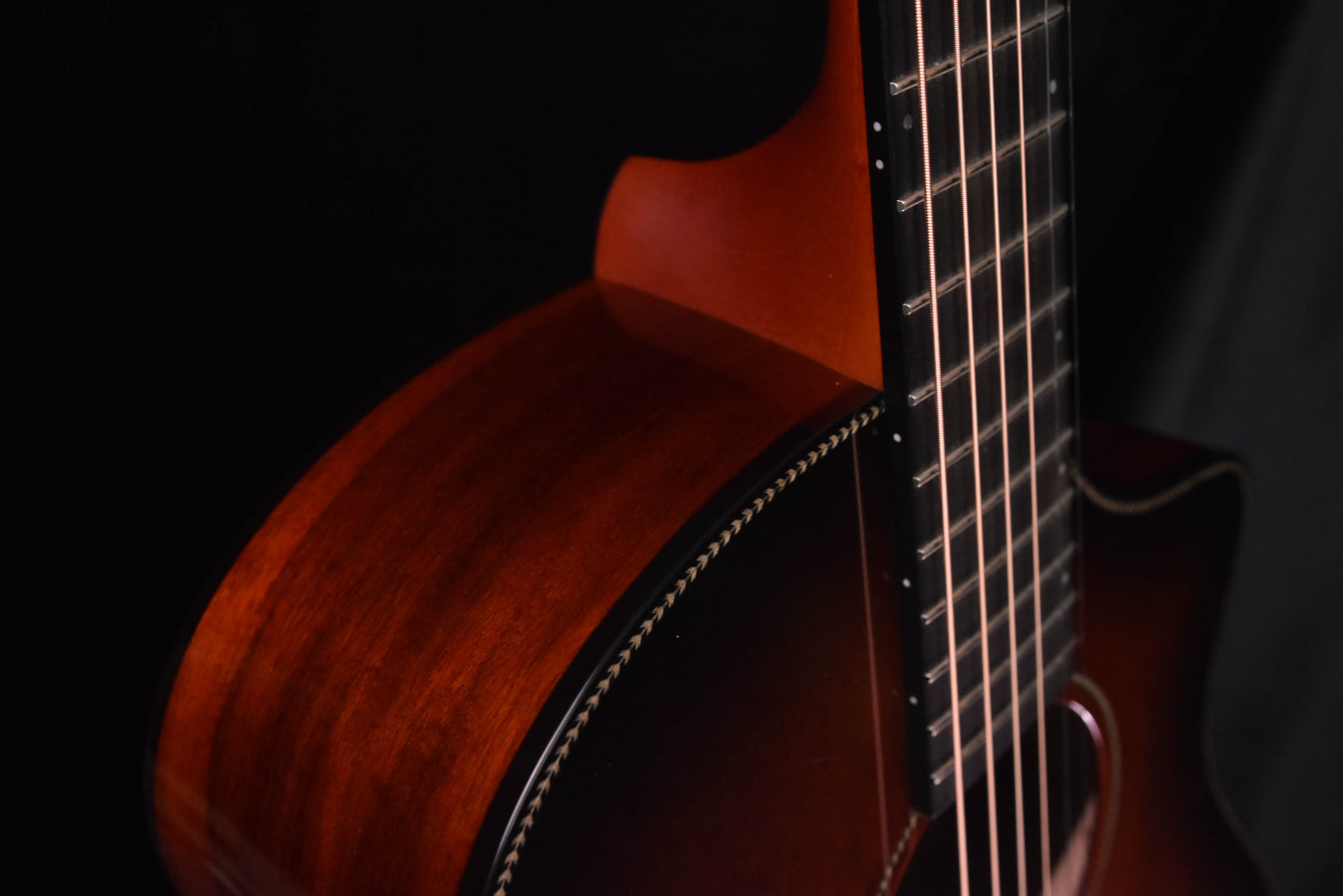 Used Breedlove Oregon Concert Bourbon CE All Myrtlewood Acoustic Elec Guitar