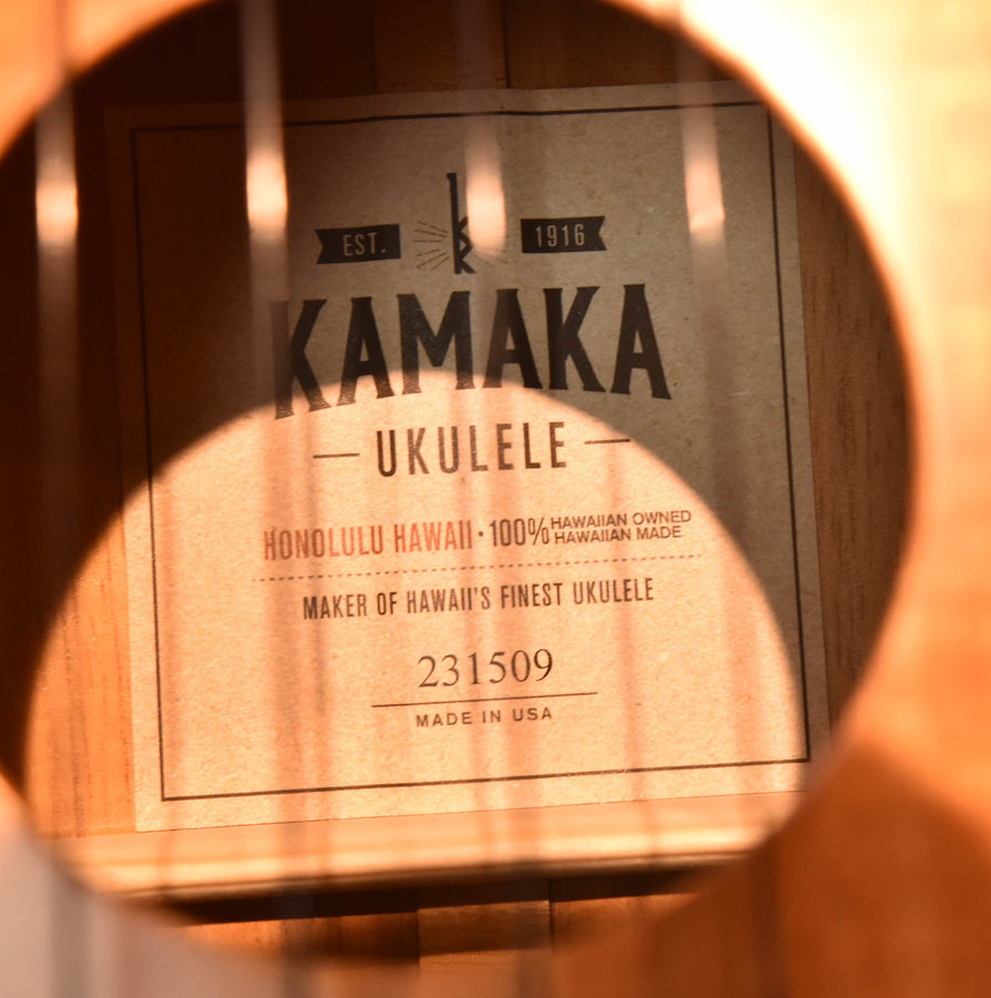 Kamaka HF-3 Tenor Ukulele All Koa