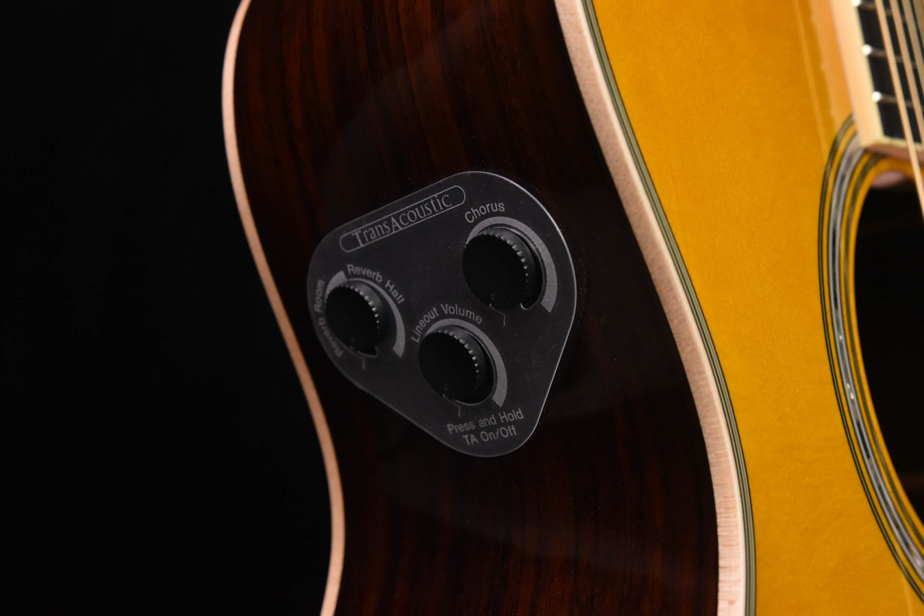 Yamaha LS-TA VN Transacoustic Guitar Brown Vintage Natural Acoustic Guitar