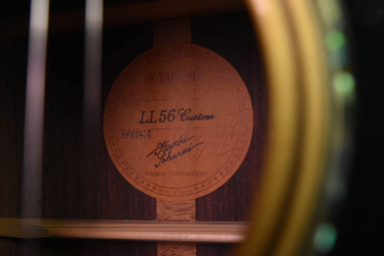 Used Yamaha LL56 Original Jumbo Acoustic  Guitar- 2019 Build Excellent Condition