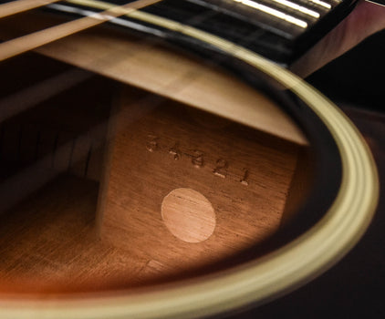 collings cj45 t acoustic guitar- sunburst with "traditional package" acoustic guitar