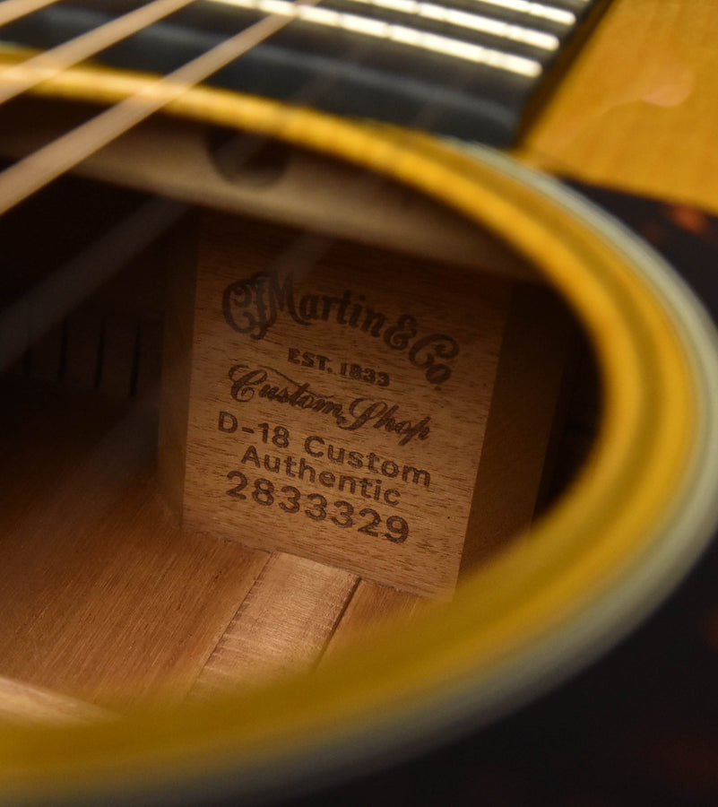 Martin D-18 Authentic Custom Expert  1937 Stage 1 Aging Acoustic Guitar CE-13