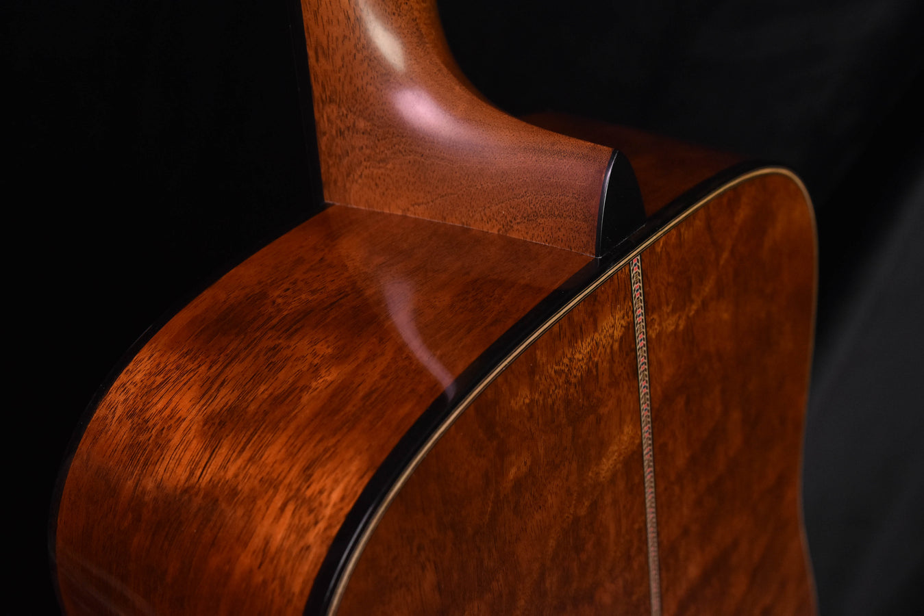 Used Martin Custom Shop Dreadnought all Figured Quilted Mahogany- Hide Glue 2014 Build