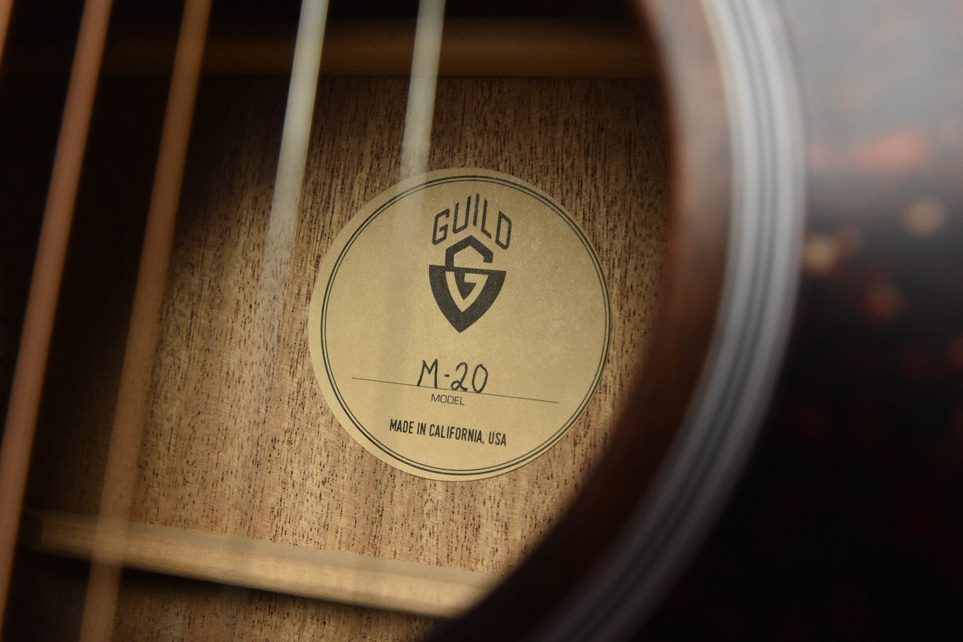 Guild M-20 Natural Acoustic Guitar