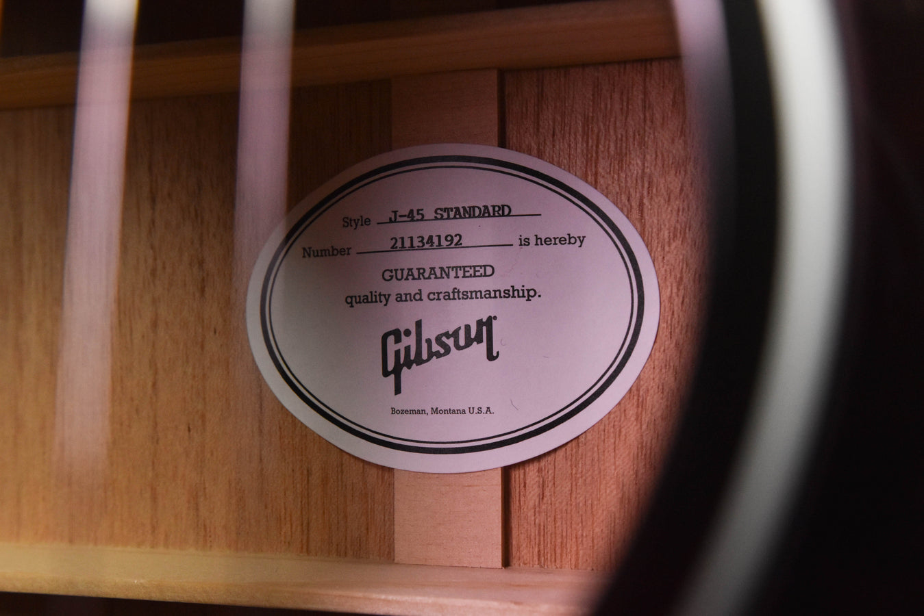 Gibson J-45 Standard Vintage Sunburst Acoustic-Electric Guitar