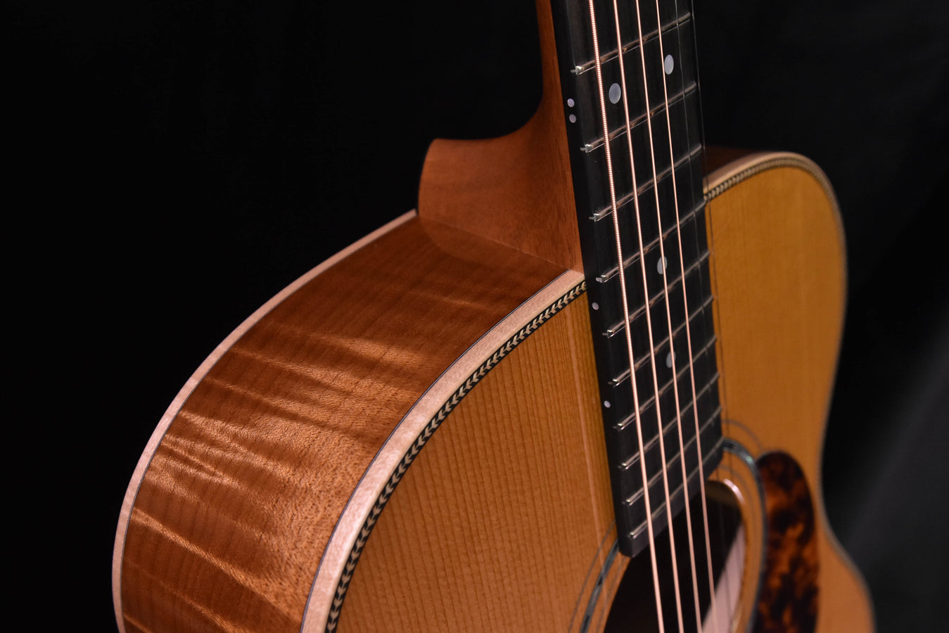 Boucher Grand Reserve Studio Goose OM Torrefied Maple Acoustic Guitar GR-SG-161-T