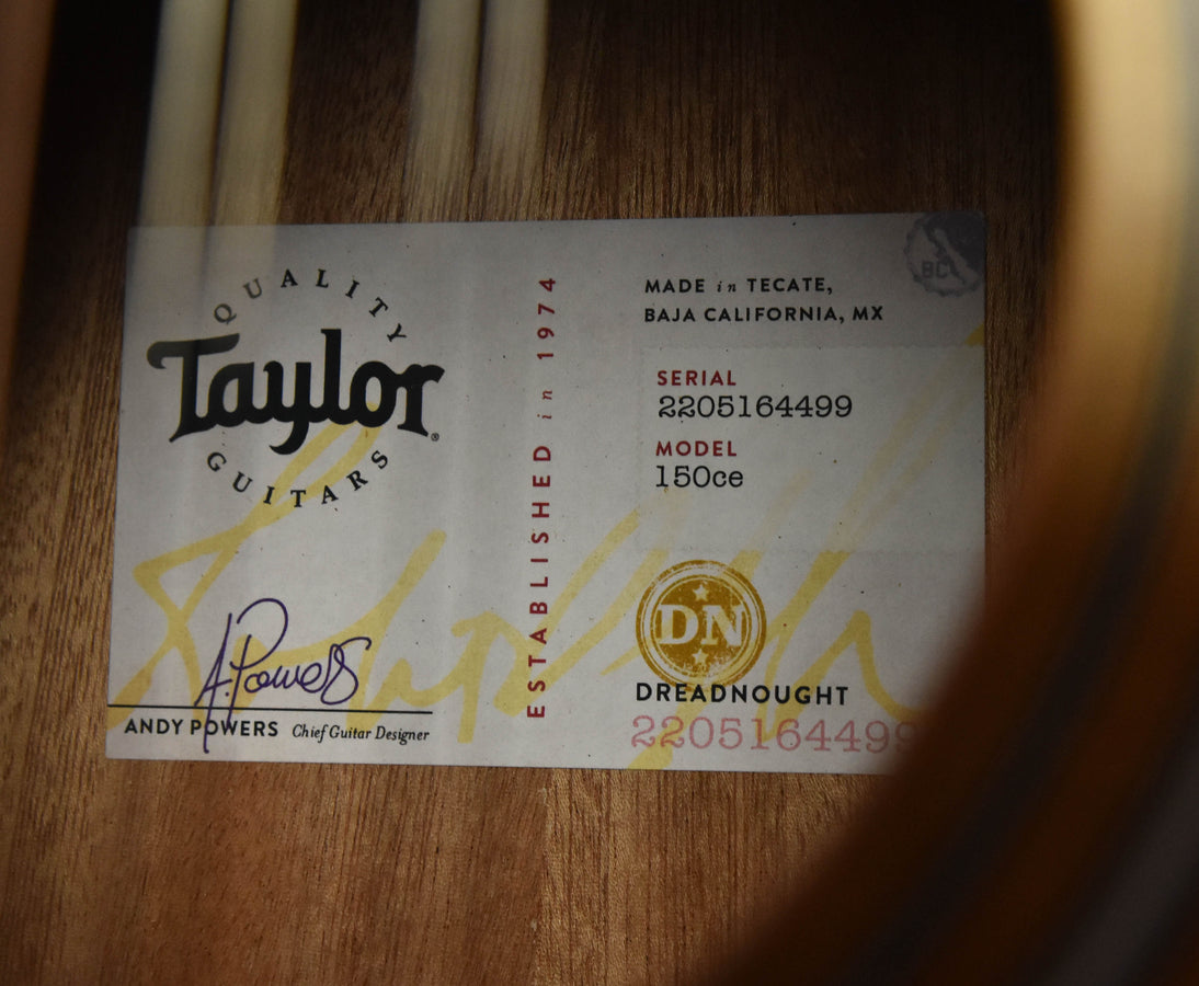 Taylor 150CE 12 String Acoustic Guitar