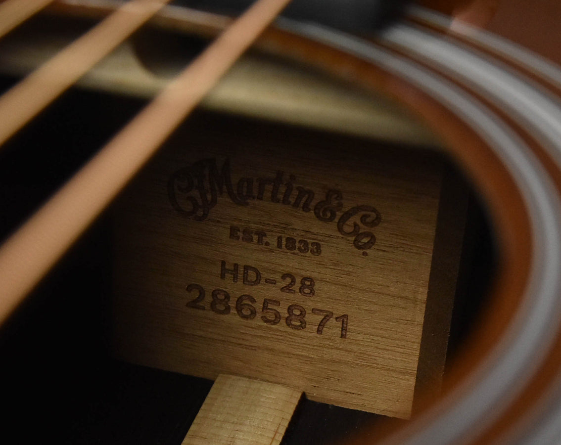 Martin HD-28 LEFTY 1933 Ambertone Left Handed Acoustic Guitar