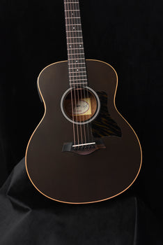 taylor gs mini-e special editition trans black acoustic guitar