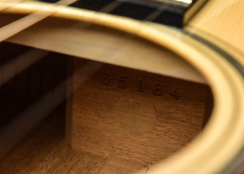 collings om1 adirondack spruce top acoustic guitar