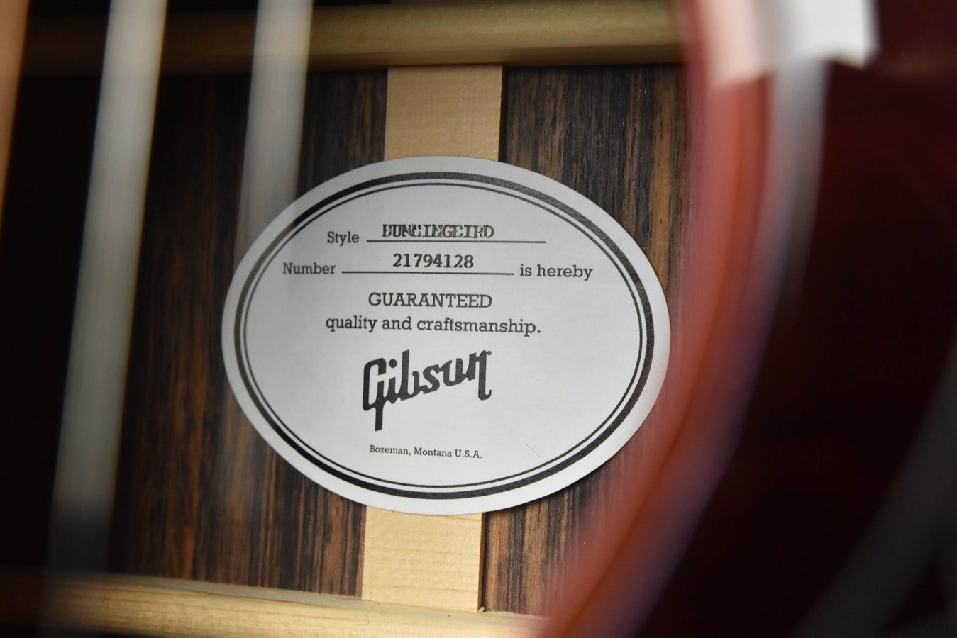 Gibson Hummingbird Standard Rosewood Acoustic Guitar