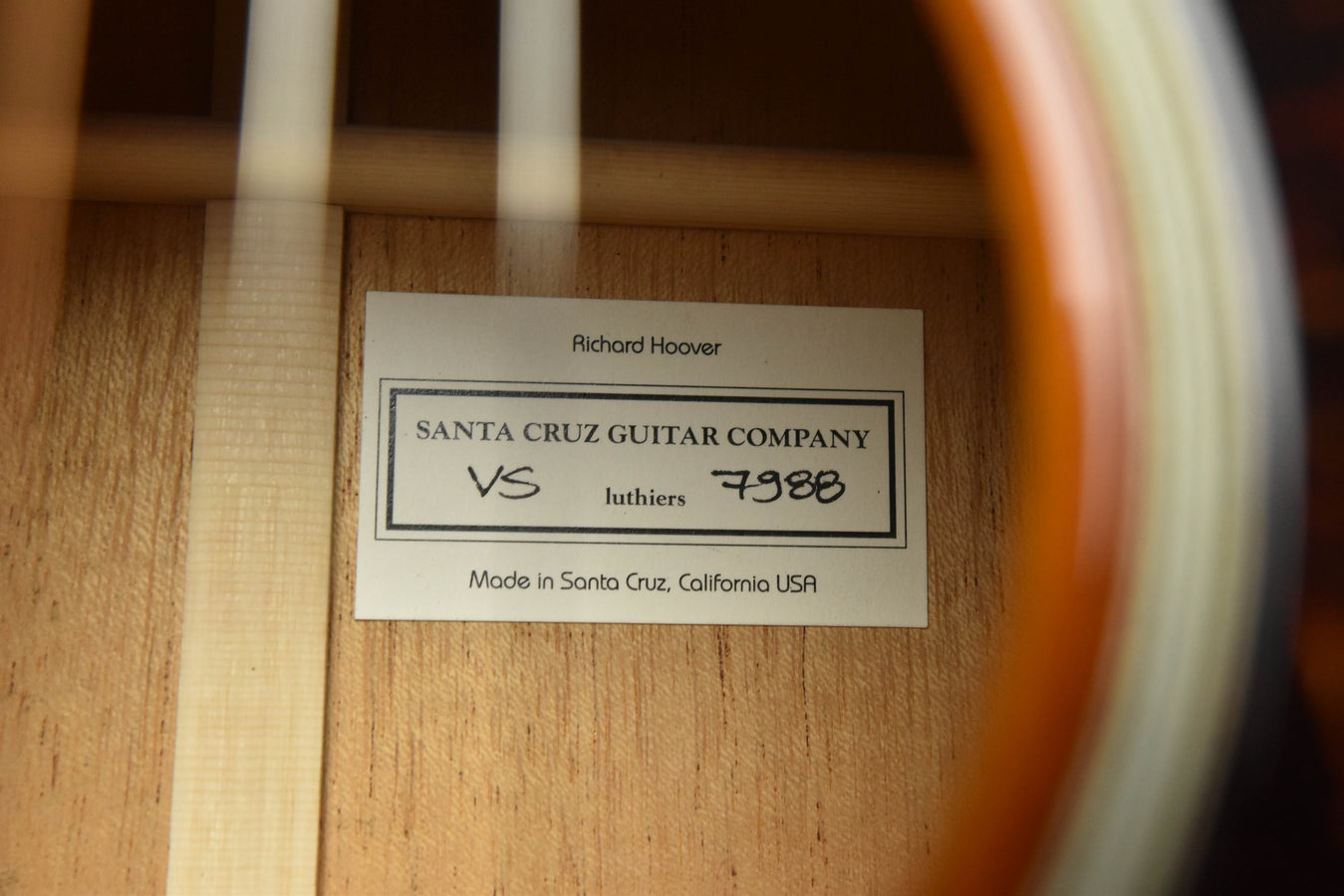 Santa Cruz Vintage Southerner Acoustic Guitar- Adirondack Spruce/Mahogany, Hide glue and Adi Braces 1 3/4" Nut