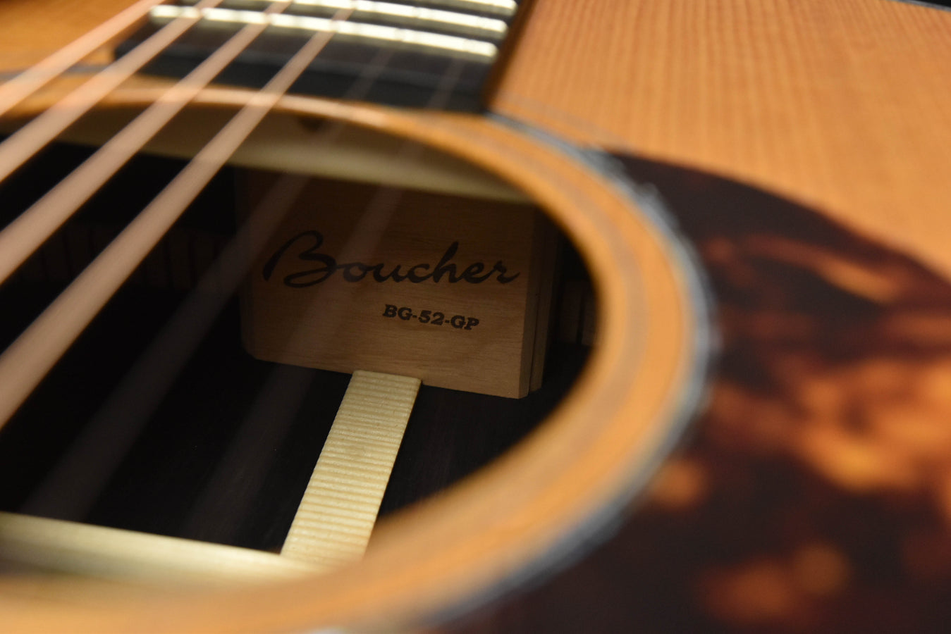 Boucher Bluegrass Goose Dreadnought BG-52-GP Adirondack Spruce and Indian Rosewood Acoustic Guitar
