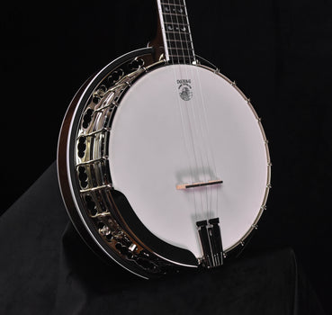 deering maple blossom five string resonator banjo