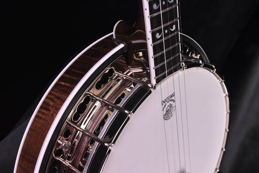 deering maple blossom five string resonator banjo