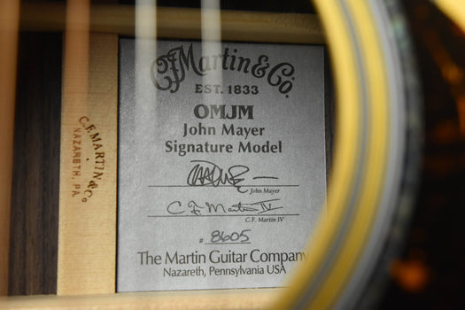 martin omjm john mayer acoustic electric guitar