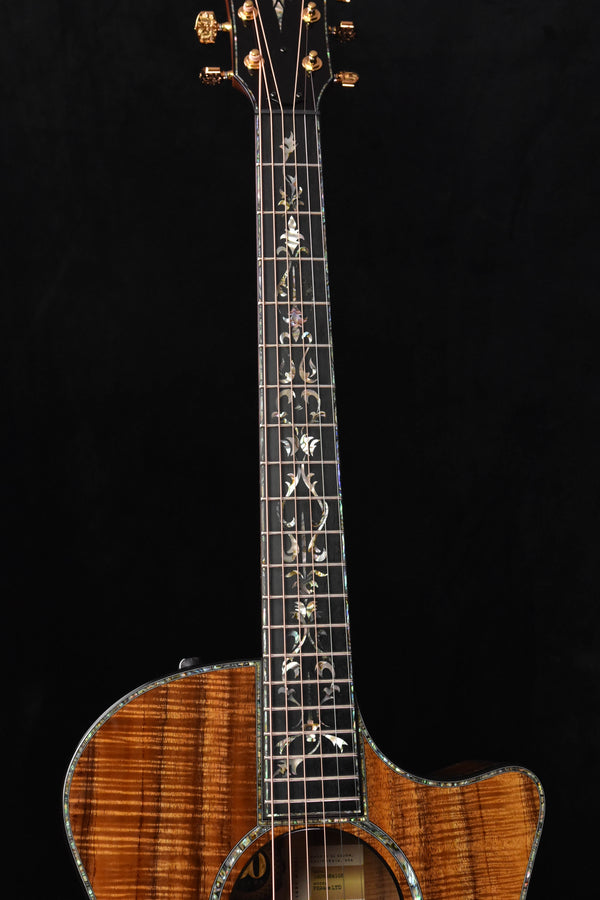 Taylor PS24CE-K LTD Edition 50th Anniversary Acoustic Guitar and Custom Matching Koa Circa 74 AMP