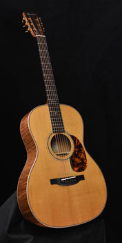 boucher grand reserve 000 12 fret slot head acoustic guitar gr-hg-166-t torrefied flamed maple, torrefied adirondack spruce top