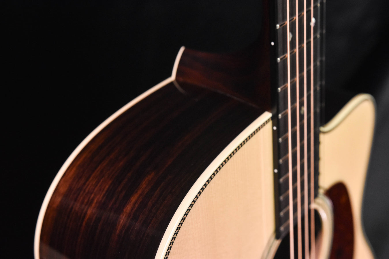 Bourgeois JOMC Vintage Series Acoustic Guitar- Adirondack Spruce top.