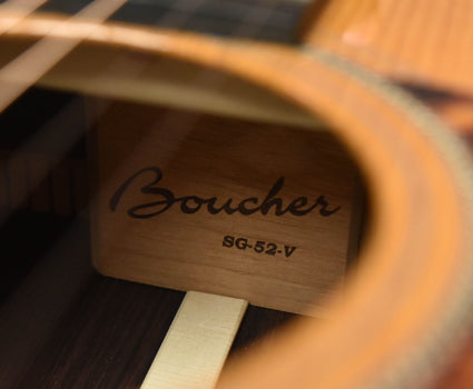 boucher bluegrass goose dreadnought bg-52-v adirondack spruce and indian rosewood acoustic guitar