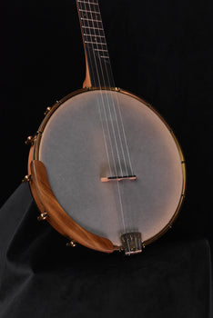 ome tupelo open back banjo and case