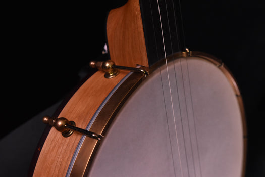 ome tupelo open back banjo and case